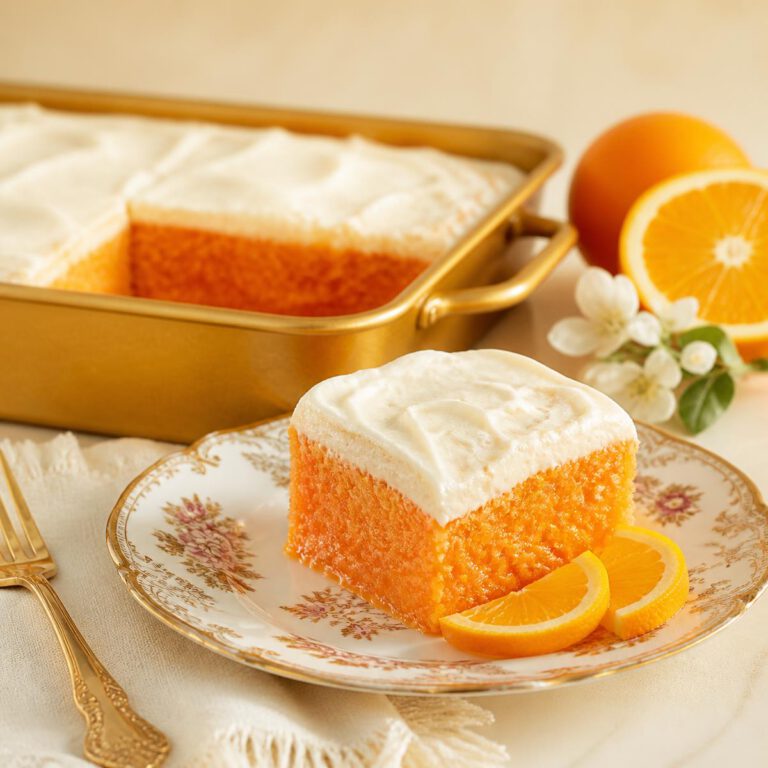 Orange Jello Cake